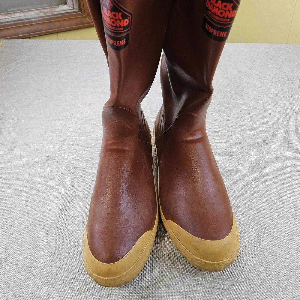 Black Diamond Kaufman Canada Neoprene Rubber Work Boots Oil Acid Resistant sz 10